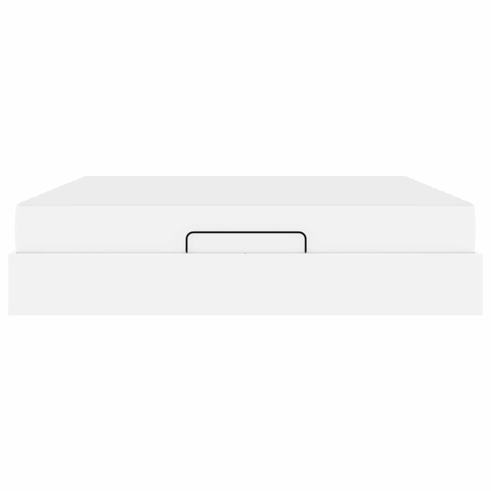 Sengeramme med madras Andet 2 pcs Hvid PVC