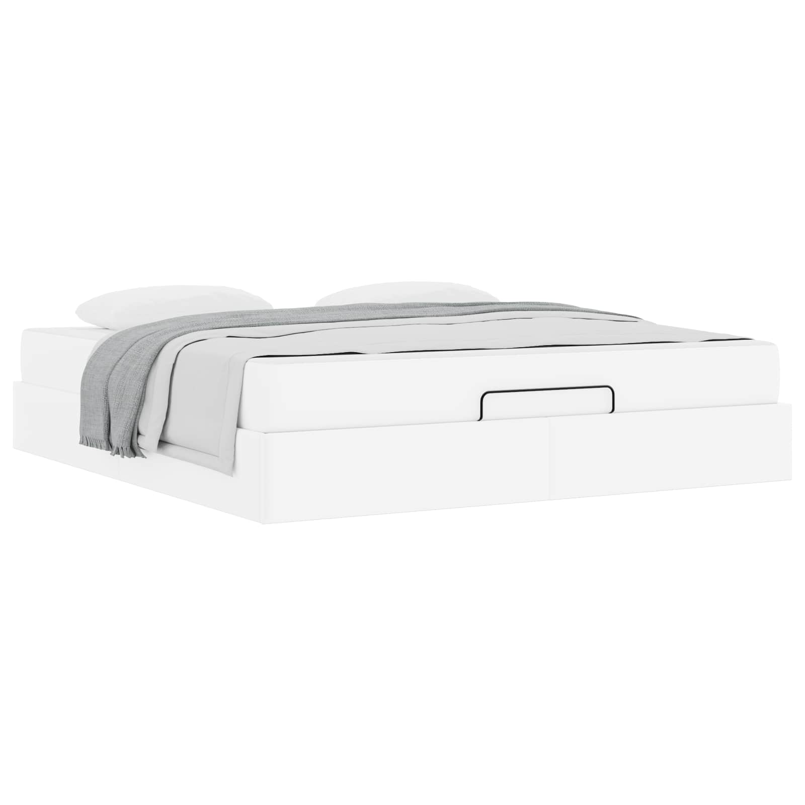 Sengeramme med madras Andet 2 pcs Hvid PVC