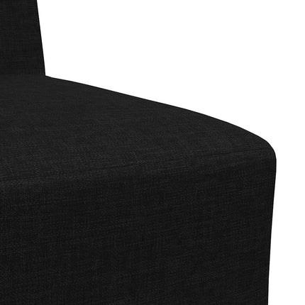 Modulsofa enhed uden arme 2 pcs Sort 55 x 74 x 82 cm Stof