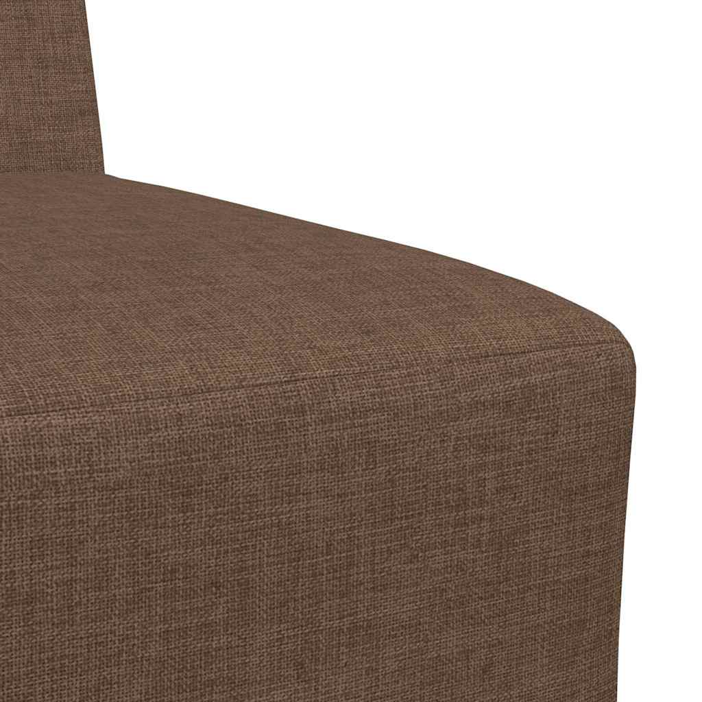 Modulsofa enhed uden arme 2 pcs Brun 55 x 74 x 82 cm Stof