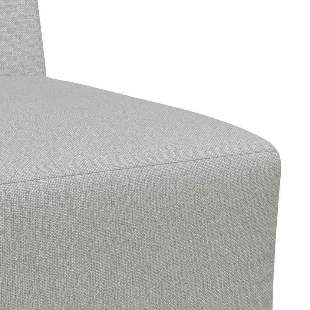 Modulsofa enhed uden arme 2 pcs Skygrå 55 x 74 x 82 cm Stof