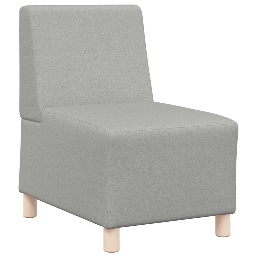 Modulsofa enhed uden arme 2 pcs Skygrå 55 x 74 x 82 cm Stof