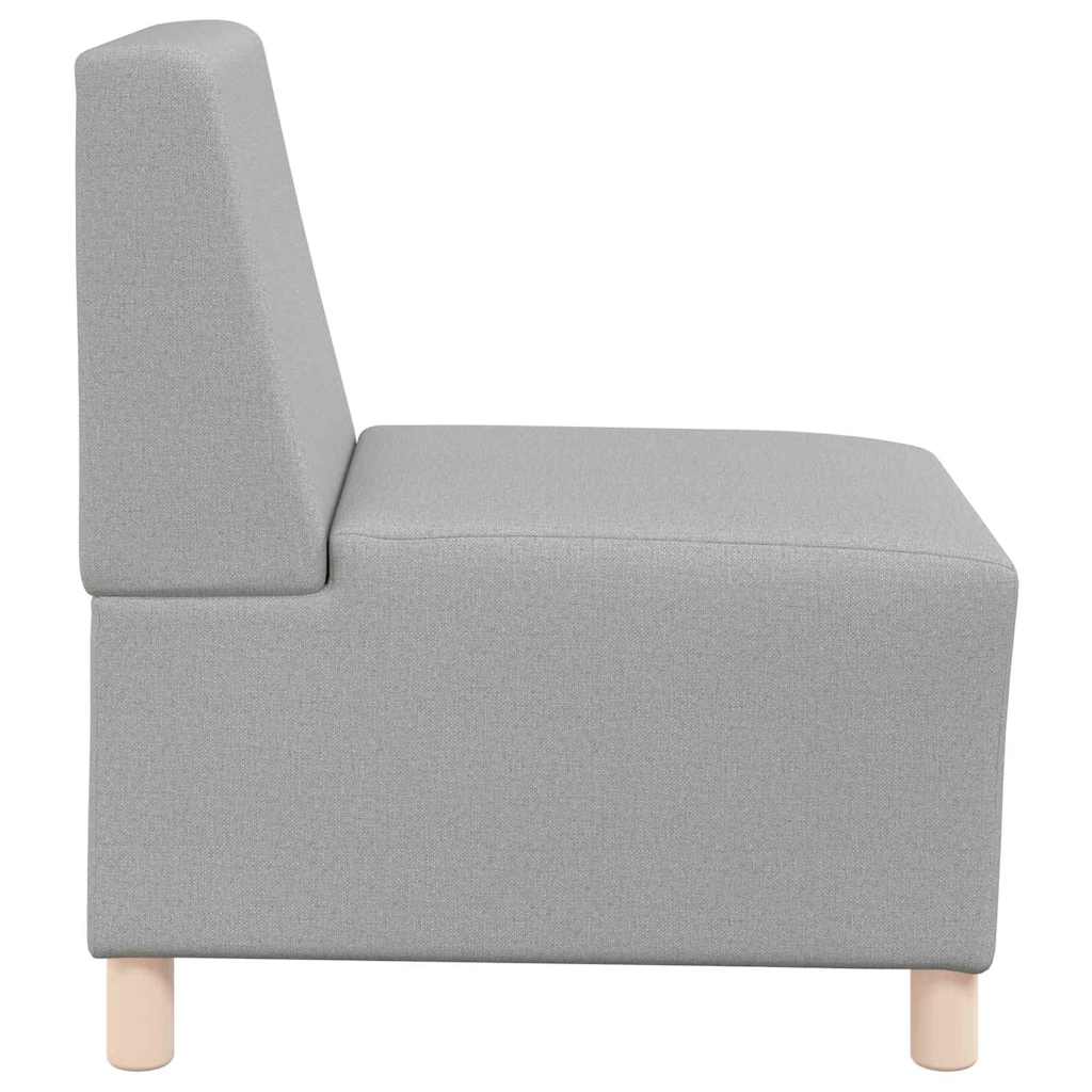 Modulsofa enhed uden arme 2 pcs Skygrå 55 x 74 x 82 cm Stof