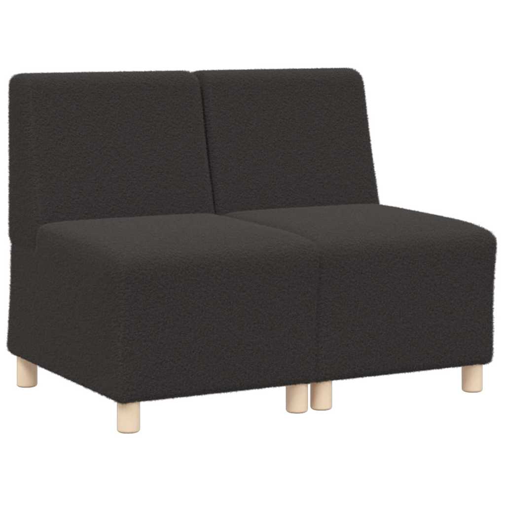 Modulsofa enhed uden arme 2 pcs Mørkegrå 55 x 74 x 82 cm