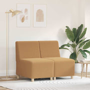 Modulsofa enhed uden arme 2 pcs Beige 55 x 74 x 82 cm