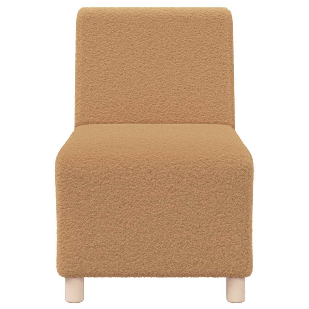 Modulsofa enhed uden arme 2 pcs Beige 55 x 74 x 82 cm