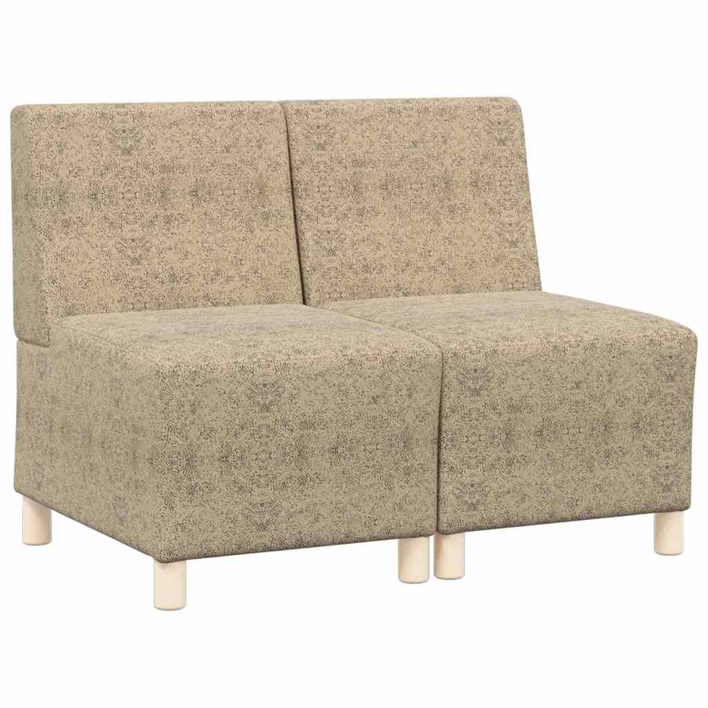 Modulsofa enhed uden arme 2 pcs Lysegrå 55 x 74 x 82 cm