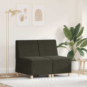 Modulsofa enhed uden arme 2 pcs Grøn 55 x 74 x 82 cm