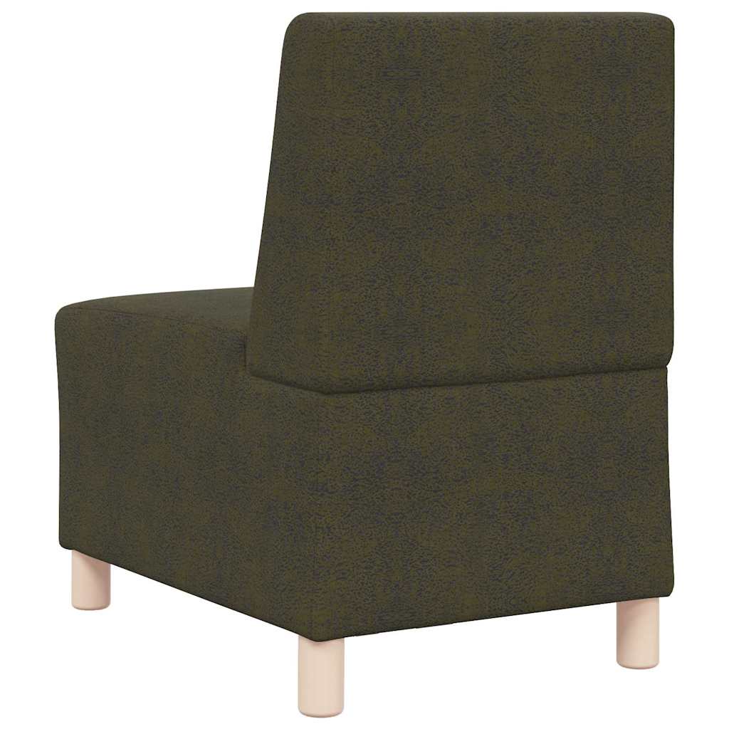 Modulsofa enhed uden arme 2 pcs Grøn 55 x 74 x 82 cm