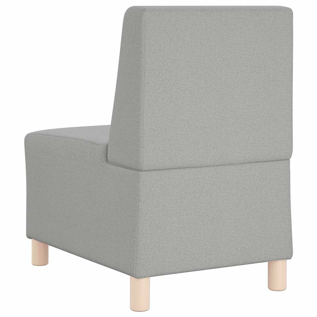 Modulsofa enhed uden arme 3 pcs Skygrå 55 x 74 x 82 cm Stof