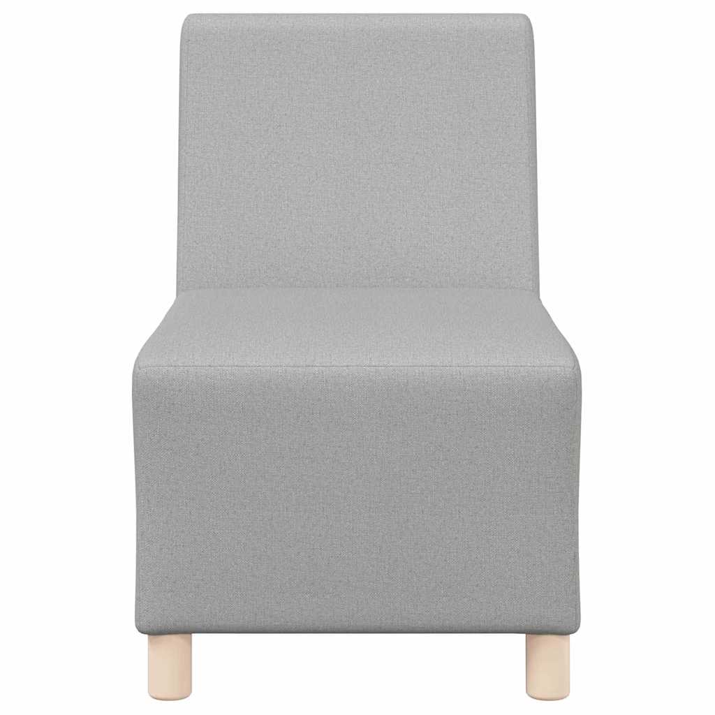 Modulsofa enhed uden arme 3 pcs Skygrå 55 x 74 x 82 cm Stof