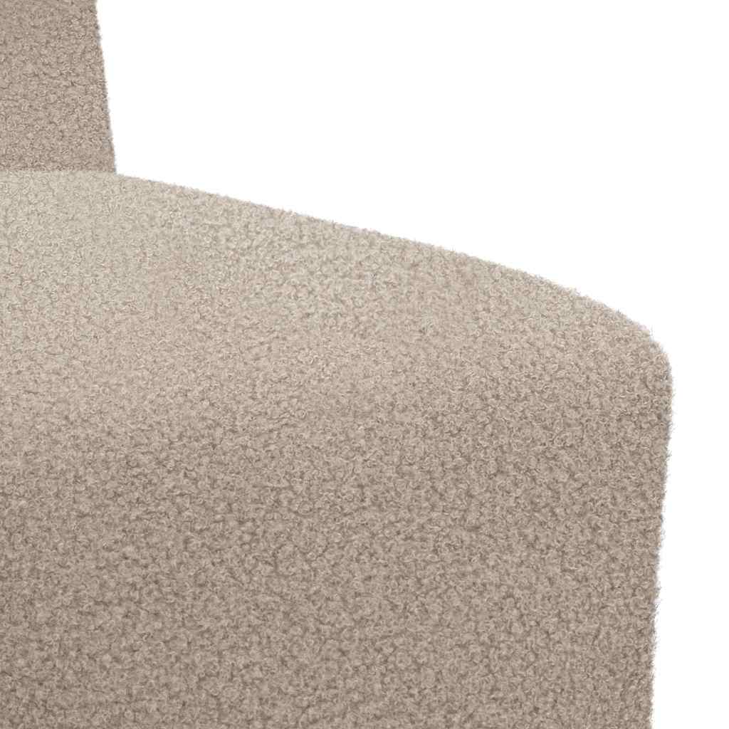 Modulsofa enhed uden arme 3 pcs Lysegrå 55 x 74 x 82 cm