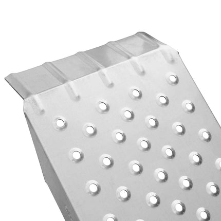 Læsningsrampe 200 kg Sølv 200 kg per stk Galvaniseret stål