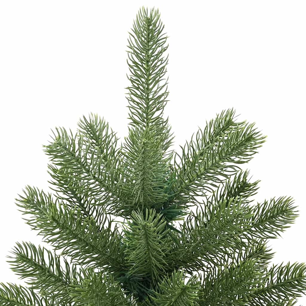 Kunstigt juletræ med 150 LED'er Grøn 120 cm PE og PVC