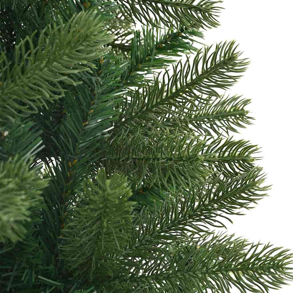 Kunstigt juletræ med 150 LED'er Grøn 120 cm PE og PVC