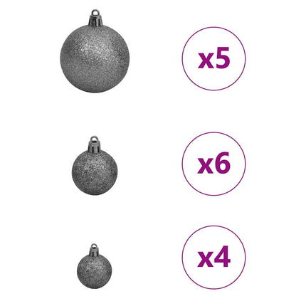 Kunstigt juletræ med 150 LED'er Grøn 150 cm PE og PVC