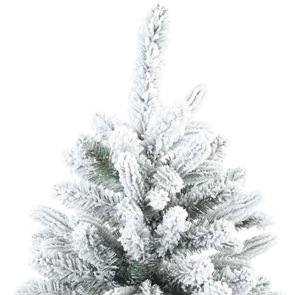 Kunstigt juletræ med 150 LED'er Hvid 150 cm PE og PVC