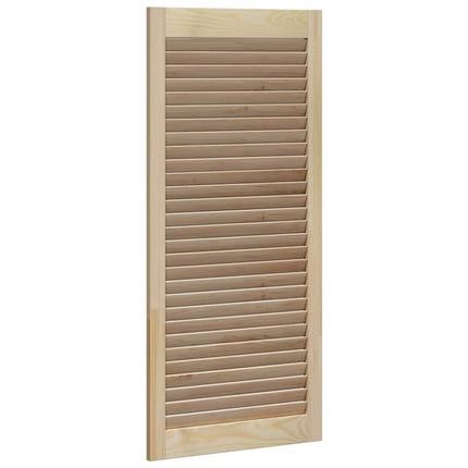 Skabsdør Naturfarvet 49,5 x 2,1 x 110 cm Massiv fyrretræ