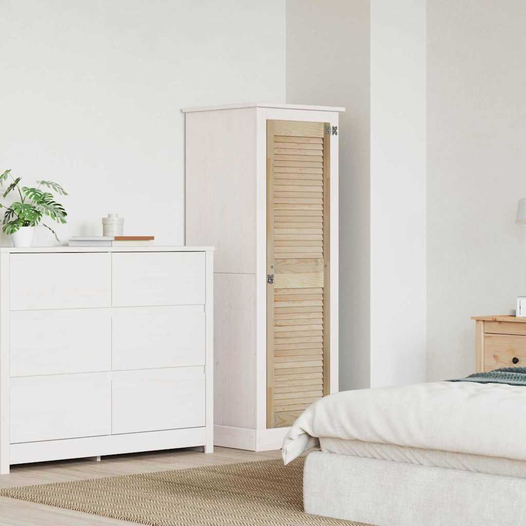 Skabsdør Naturfarvet 140,5 x 2,1 x 39,5 cm Massiv fyrretræ
