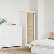 Skabsdør Naturfarvet 140,5 x 2,1 x 39,5 cm Massiv fyrretræ