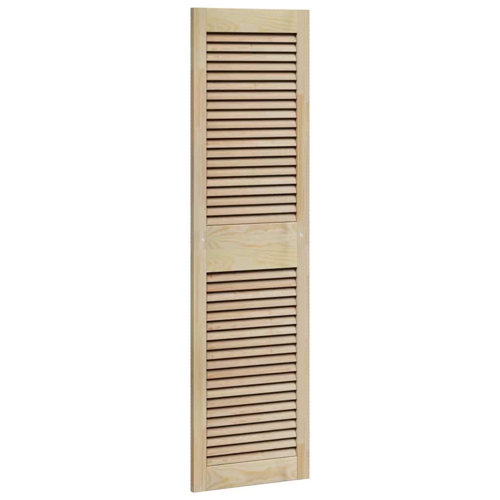 Skabsdør Naturfarvet 140,5 x 2,1 x 39,5 cm Massiv fyrretræ