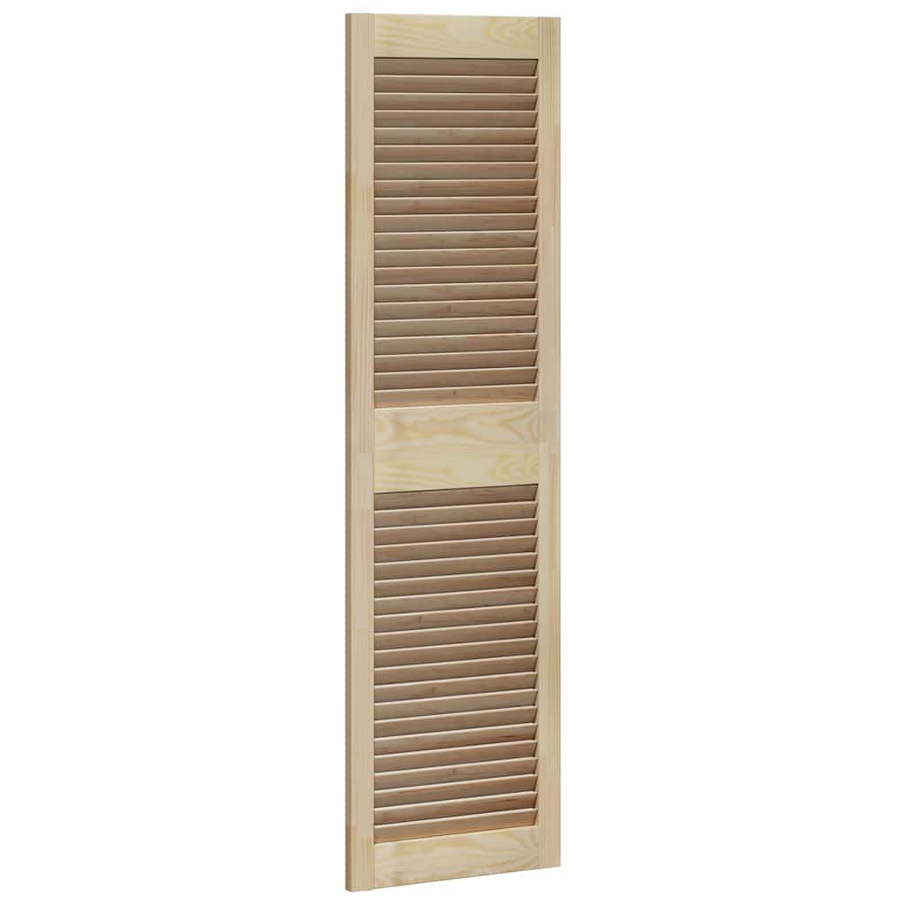 Skabsdør Naturfarvet 140,5 x 2,1 x 39,5 cm Massiv fyrretræ