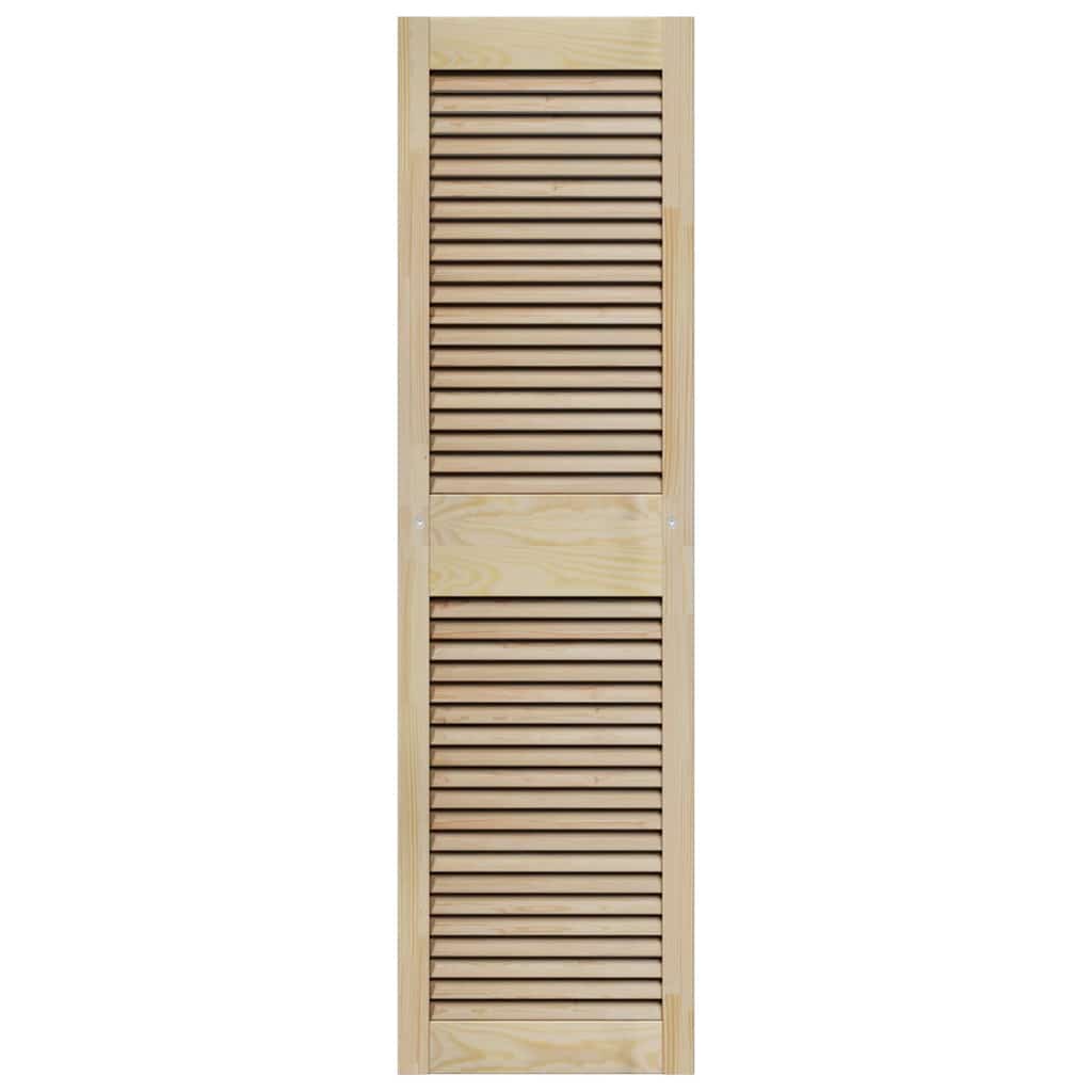 Skabsdør Naturfarvet 140,5 x 2,1 x 39,5 cm Massiv fyrretræ