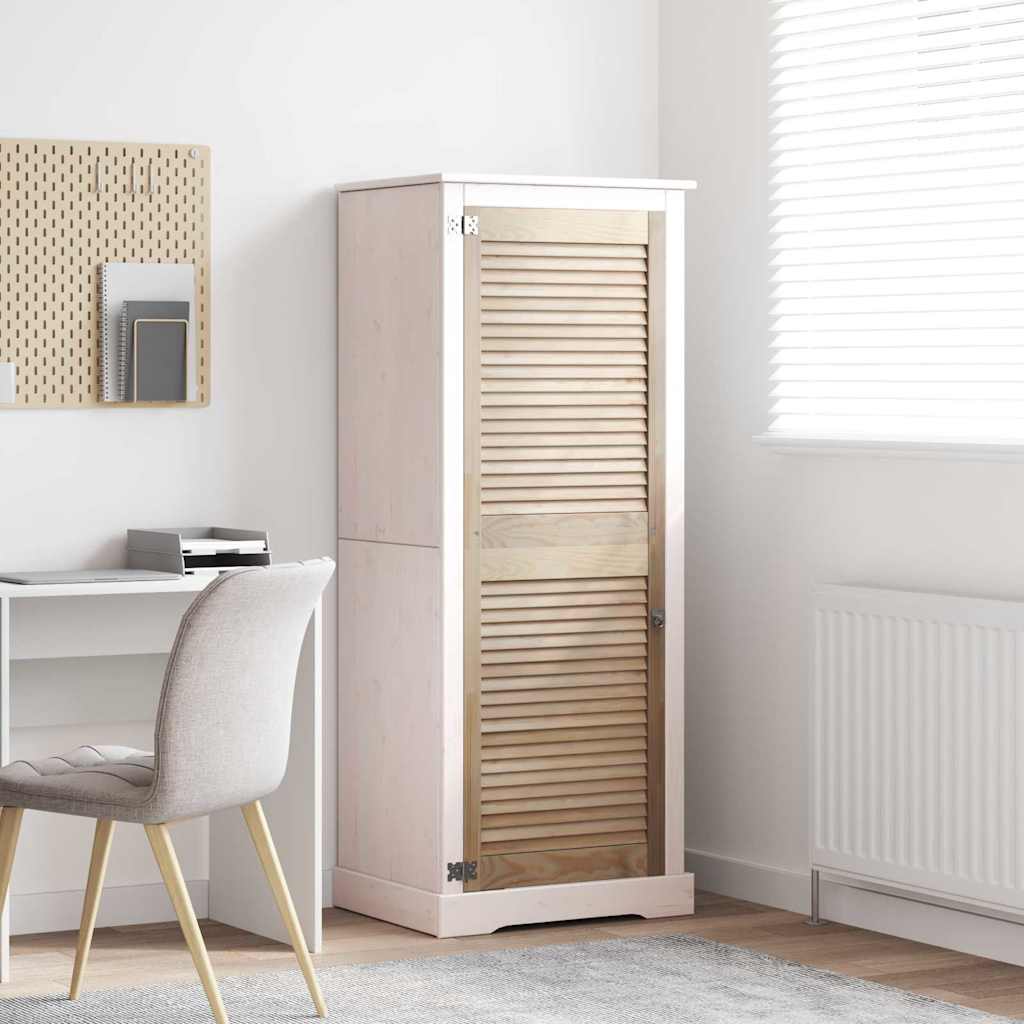 Skabsdør Naturfarvet 49,5 x 2,1 x 140,5 cm Massiv fyrretræ