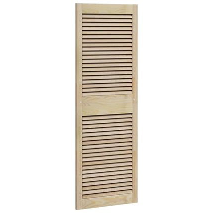 Skabsdør Naturfarvet 49,5 x 2,1 x 140,5 cm Massiv fyrretræ