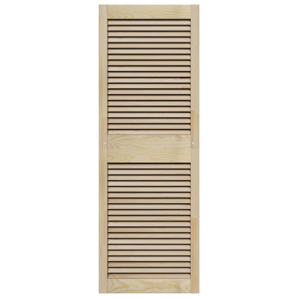 Skabsdør Naturfarvet 49,5 x 2,1 x 140,5 cm Massiv fyrretræ