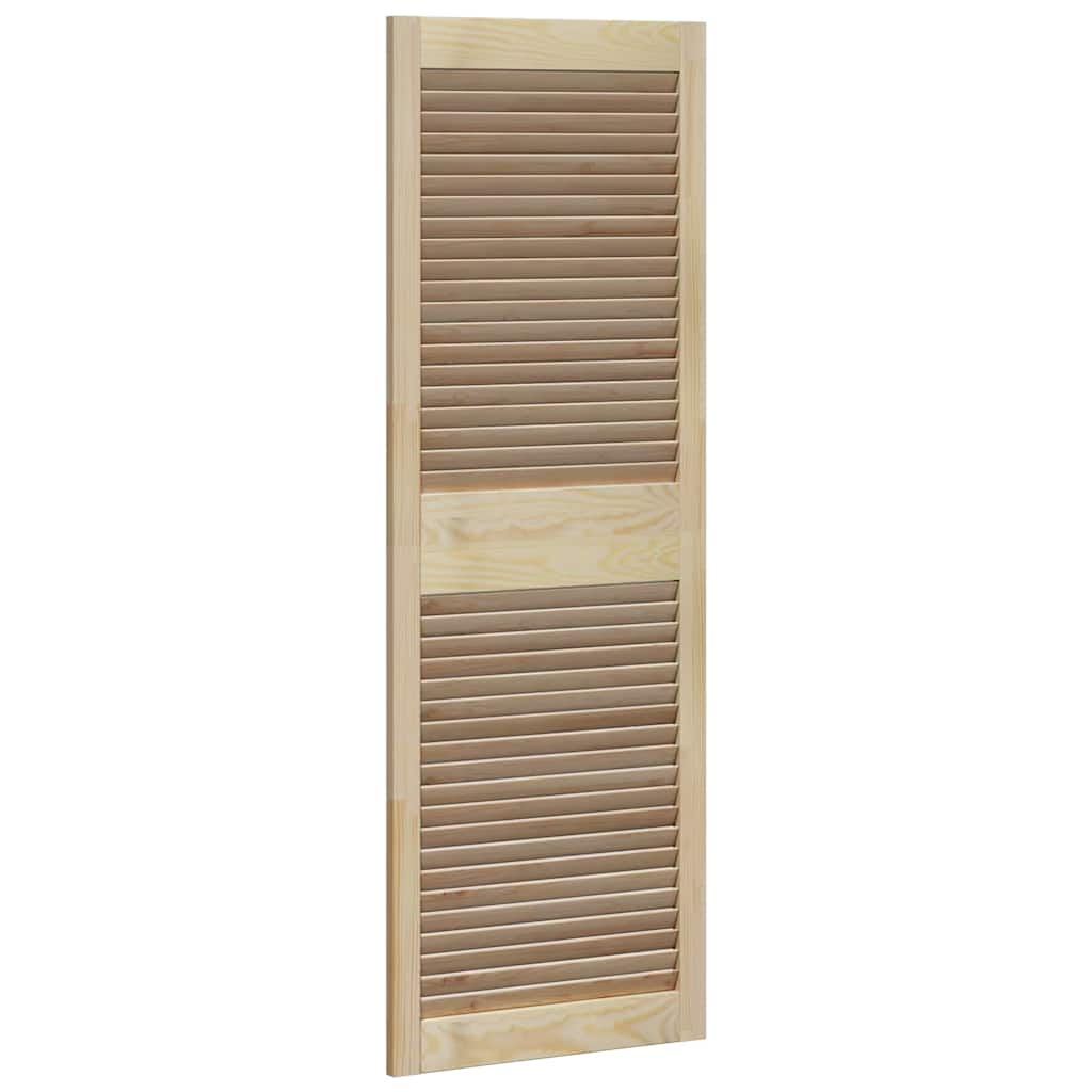 Skabsdør med dør 2 pcs Naturfarvet 49,5 x 2,1 x 140,5 cm