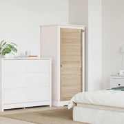 Skabsdør Naturfarvet 140,5 x 2,1 x 59,5 cm Massiv fyrretræ