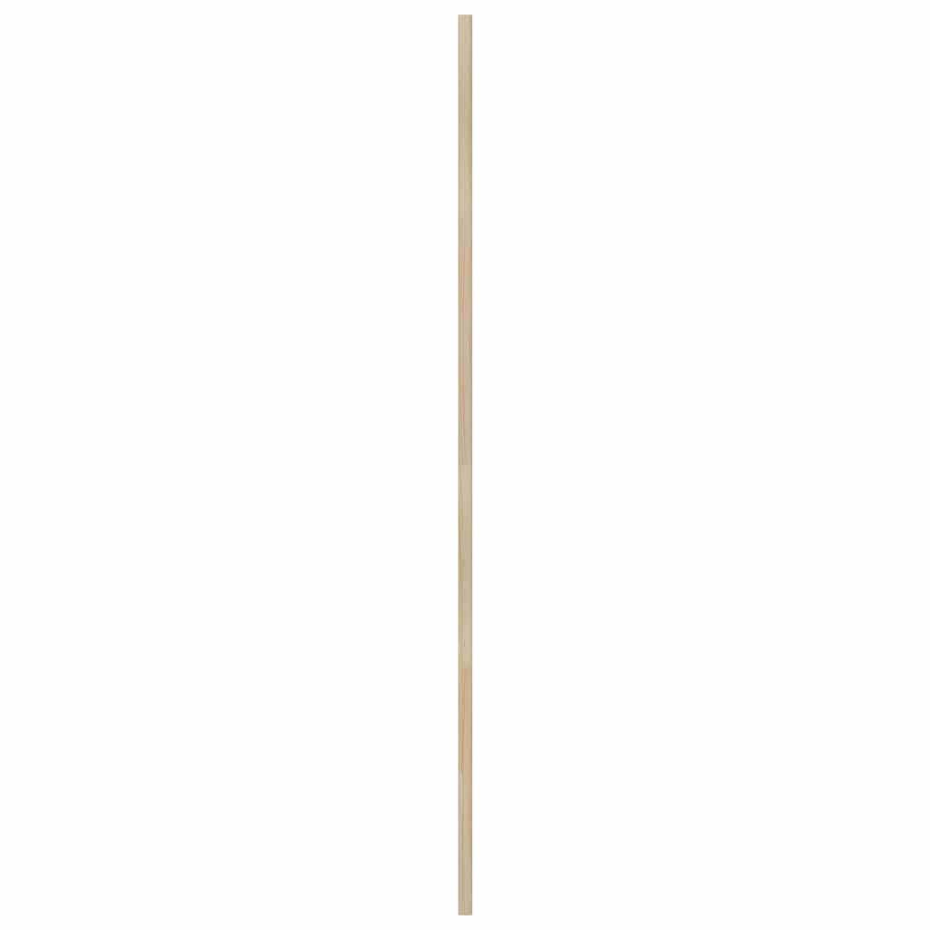 Skabsdør Naturfarvet 140,5 x 2,1 x 59,5 cm Massiv fyrretræ