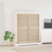 Skabsdør med dør 2 pcs Naturfarvet 140,5 x 2,1 x 59,5 cm