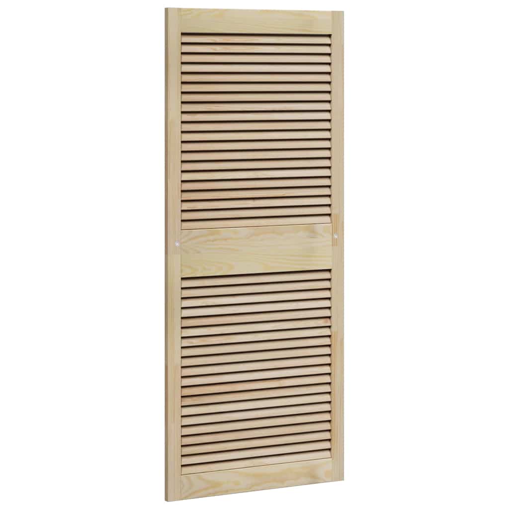 Skabsdør med dør 2 pcs Naturfarvet 140,5 x 2,1 x 59,5 cm