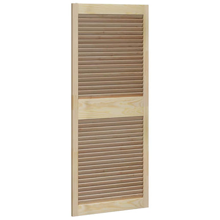 Skabsdør med dør 2 pcs Naturfarvet 140,5 x 2,1 x 59,5 cm