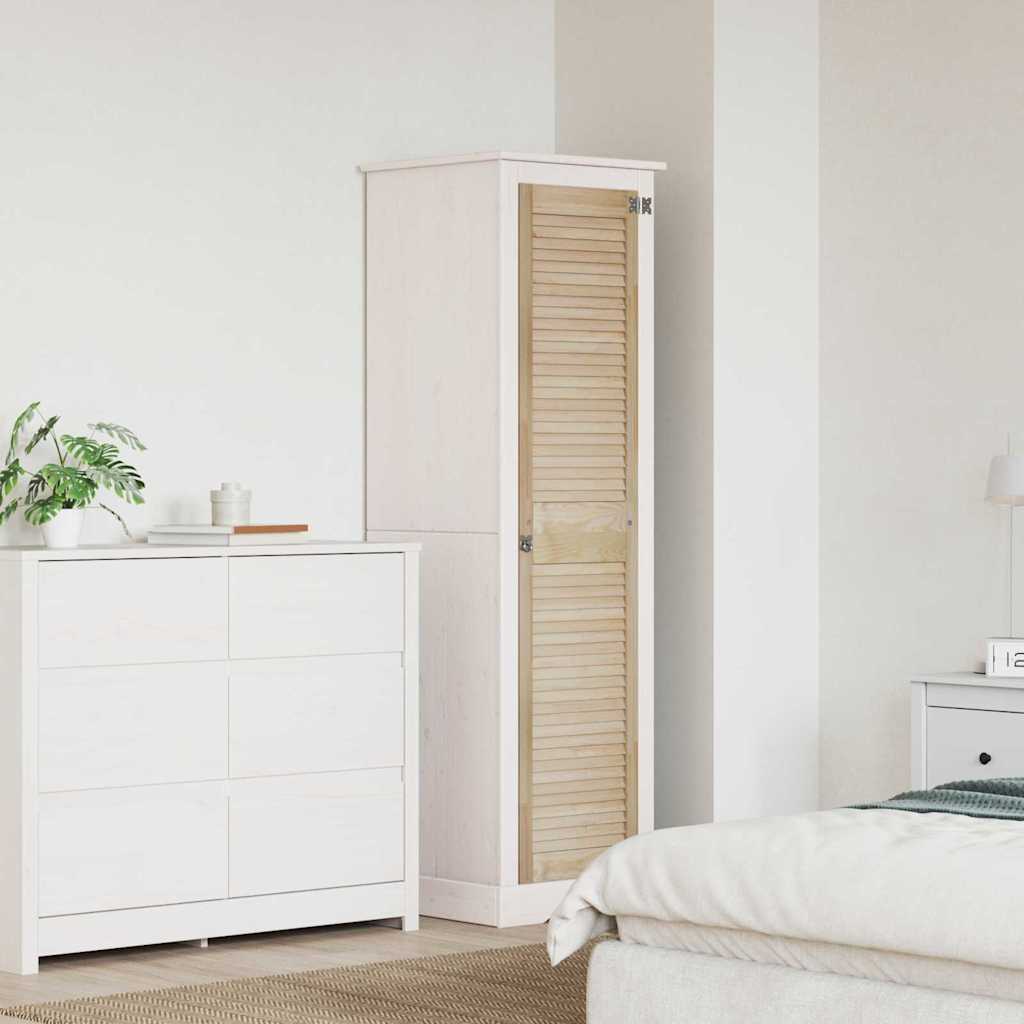 Skabsdør Naturfarvet 170 x 2,1 x 39,5 cm Massiv fyrretræ