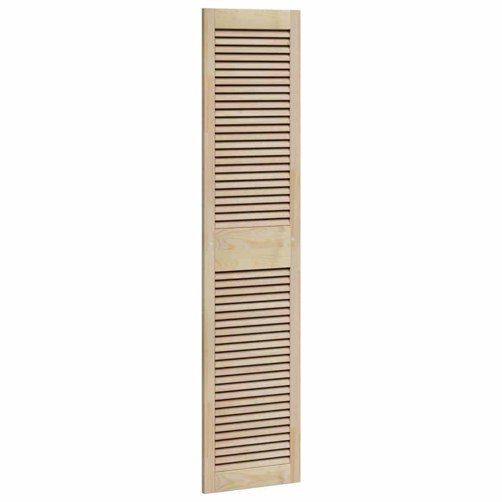 Skabsdør Naturfarvet 170 x 2,1 x 39,5 cm Massiv fyrretræ