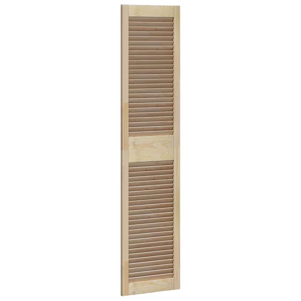 Skabsdør Naturfarvet 170 x 2,1 x 39,5 cm Massiv fyrretræ