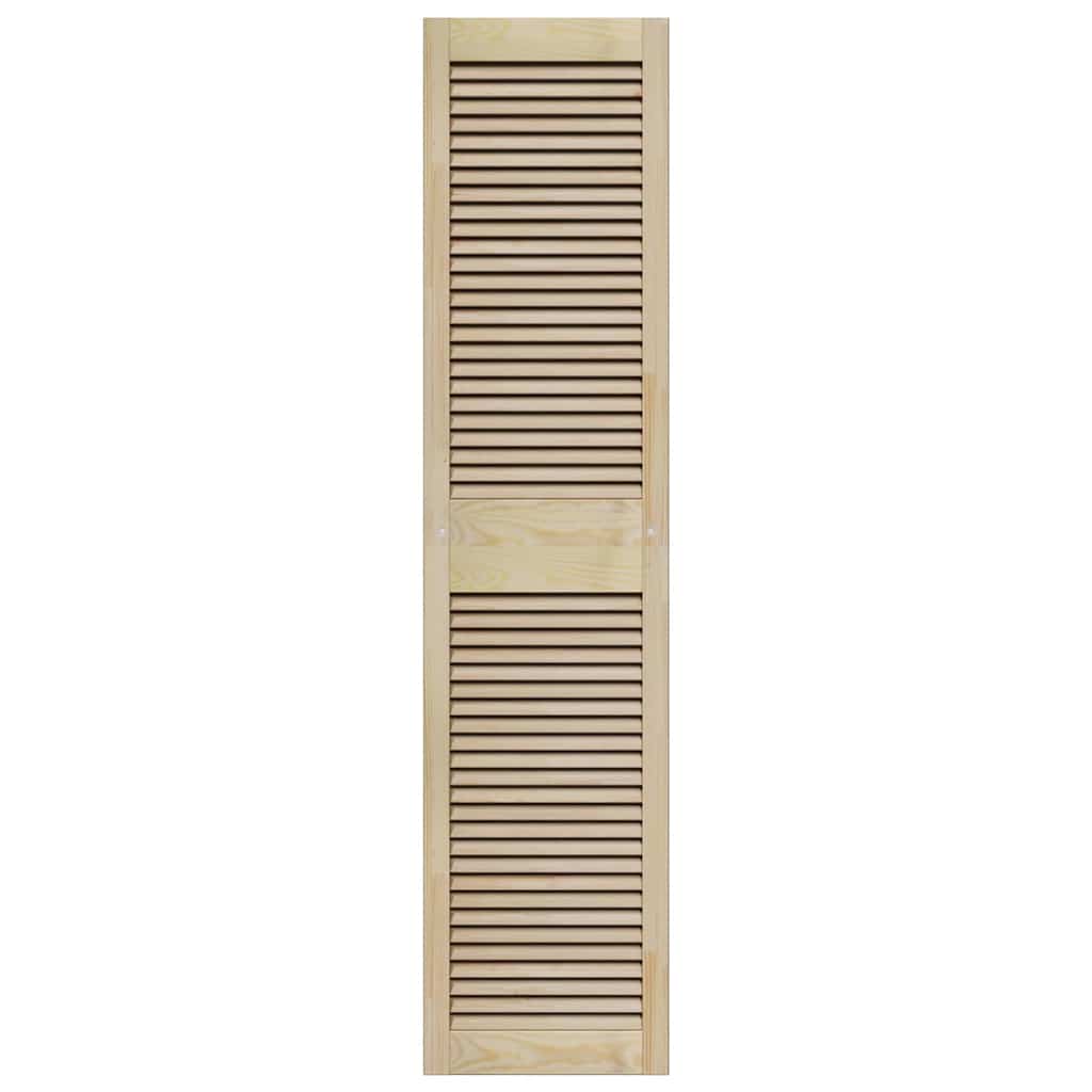 Skabsdør Naturfarvet 170 x 2,1 x 39,5 cm Massiv fyrretræ