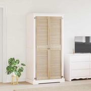 Skabsdør 2 pcs Naturfarvet 170 x 2,1 x 39,5 cm Massiv fyrretræ