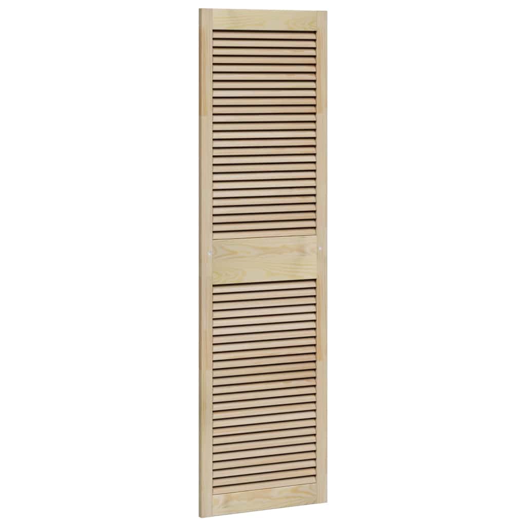 Skabsdør Naturfarvet 170 x 2,1 x 49,5 cm Massiv fyrretræ