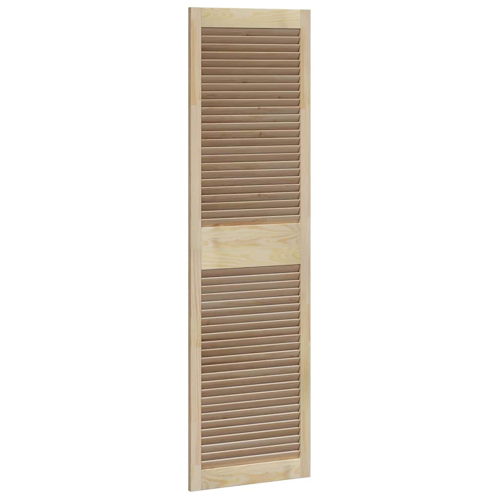 Skabsdør Naturfarvet 170 x 2,1 x 49,5 cm Massiv fyrretræ