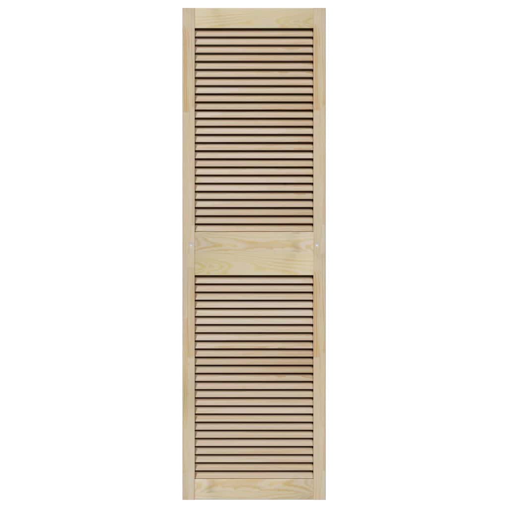 Skabsdør Naturfarvet 170 x 2,1 x 49,5 cm Massiv fyrretræ