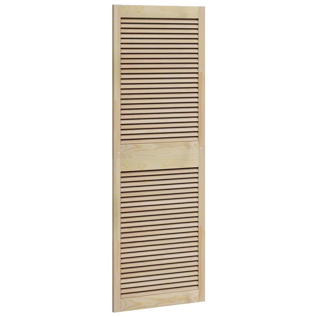 Skabsdør Naturfarvet 170 x 2,1 x 59,5 cm Massiv fyrretræ