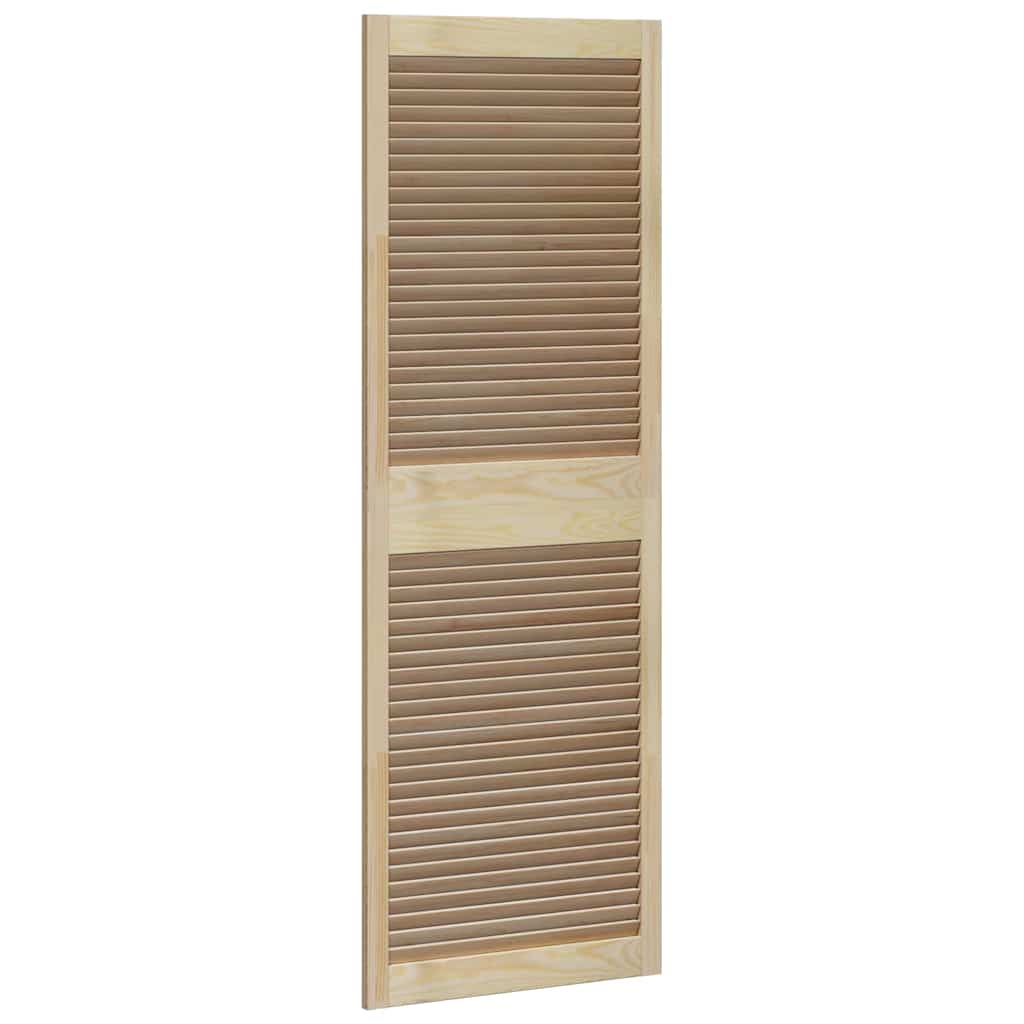 Skabsdør Naturfarvet 170 x 2,1 x 59,5 cm Massiv fyrretræ