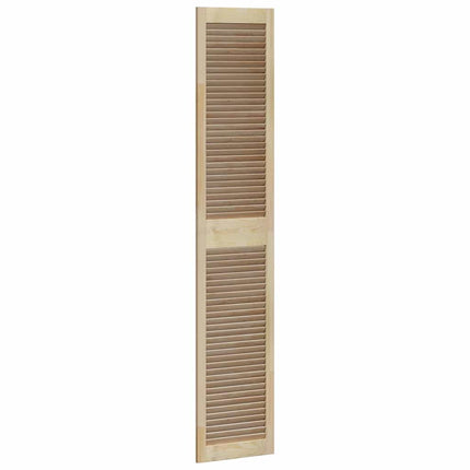 Skabsdør Naturfarvet 201 x 2,1 x 39,5 cm Massiv fyrretræ