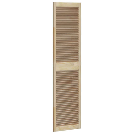 Skabsdør Naturfarvet 201 x 2,1 x 49,5 cm Massiv fyrretræ