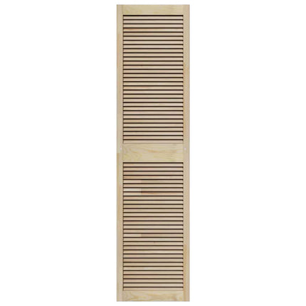 Skabsdør Naturfarvet 201 x 2,1 x 49,5 cm Massiv fyrretræ