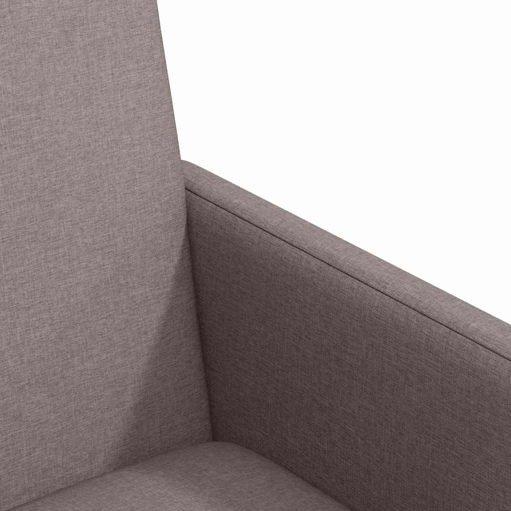 Spisebordsstole med hjul 2 pcs Gråbrun 57 x 66 x 94 cm Stof